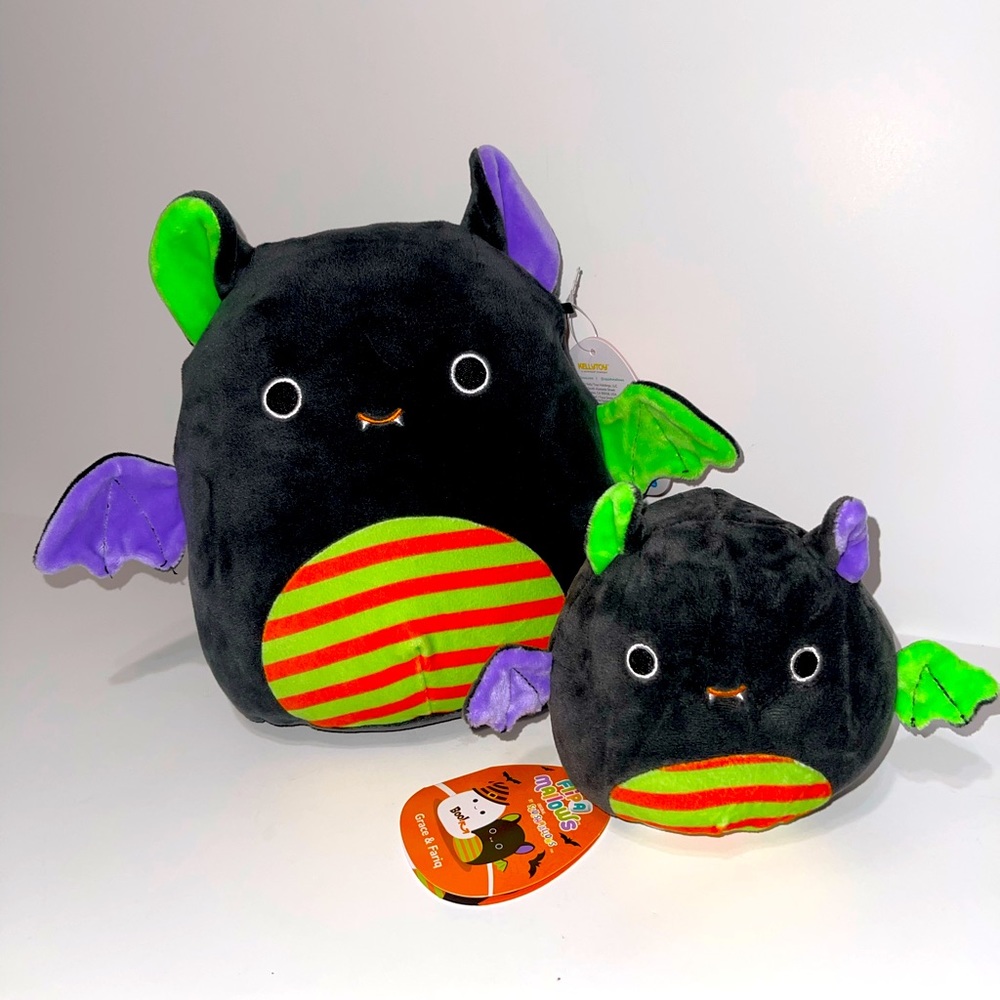 Fariq Squishmallows & Flip A Mallow Grace  Halloween Squishmallows 2022
